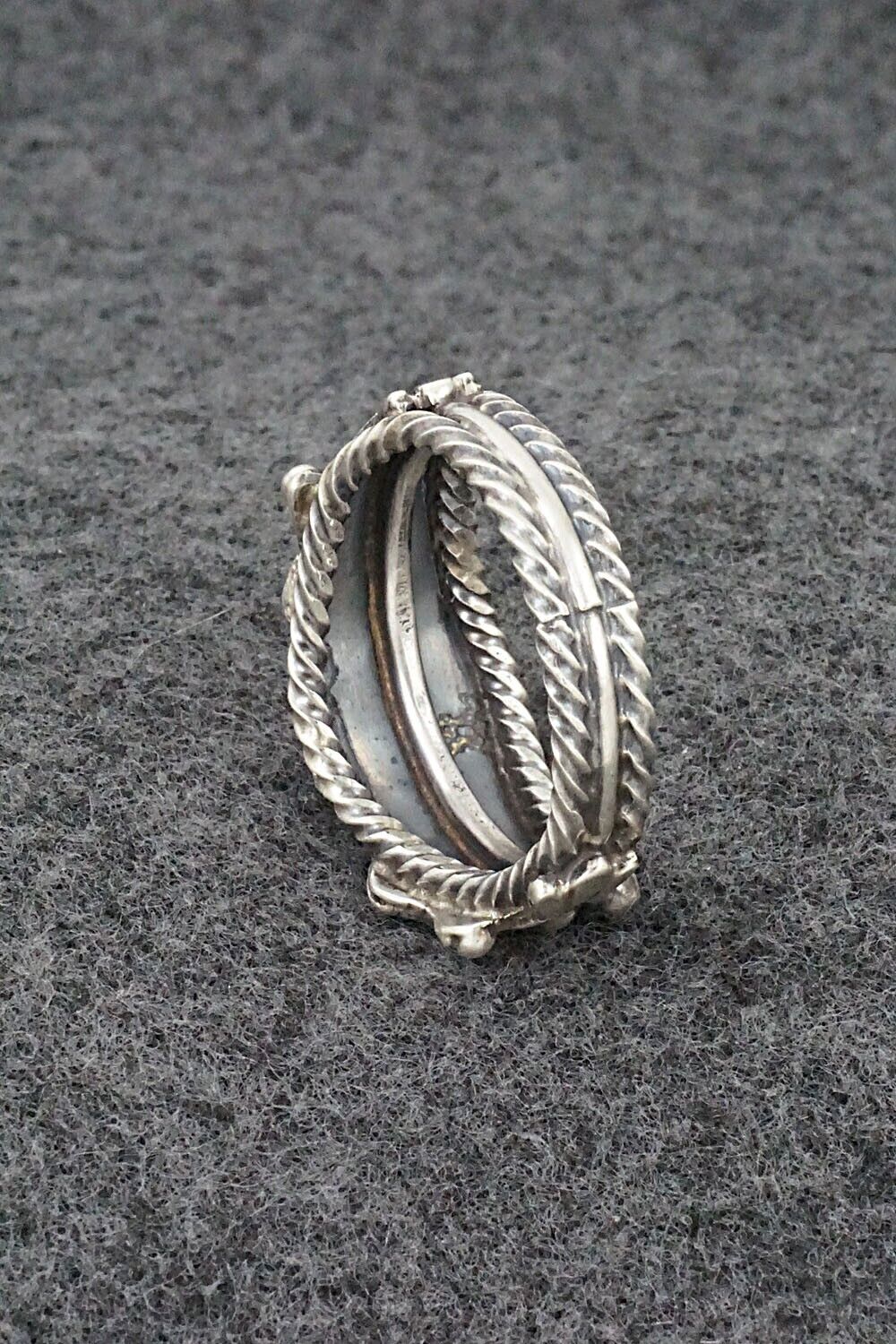 Sterling Silver Ring - Bobby Platero - Size 10.75