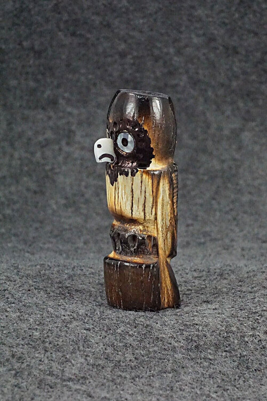 Owl Zuni Fetish Carving - Craig Haloo