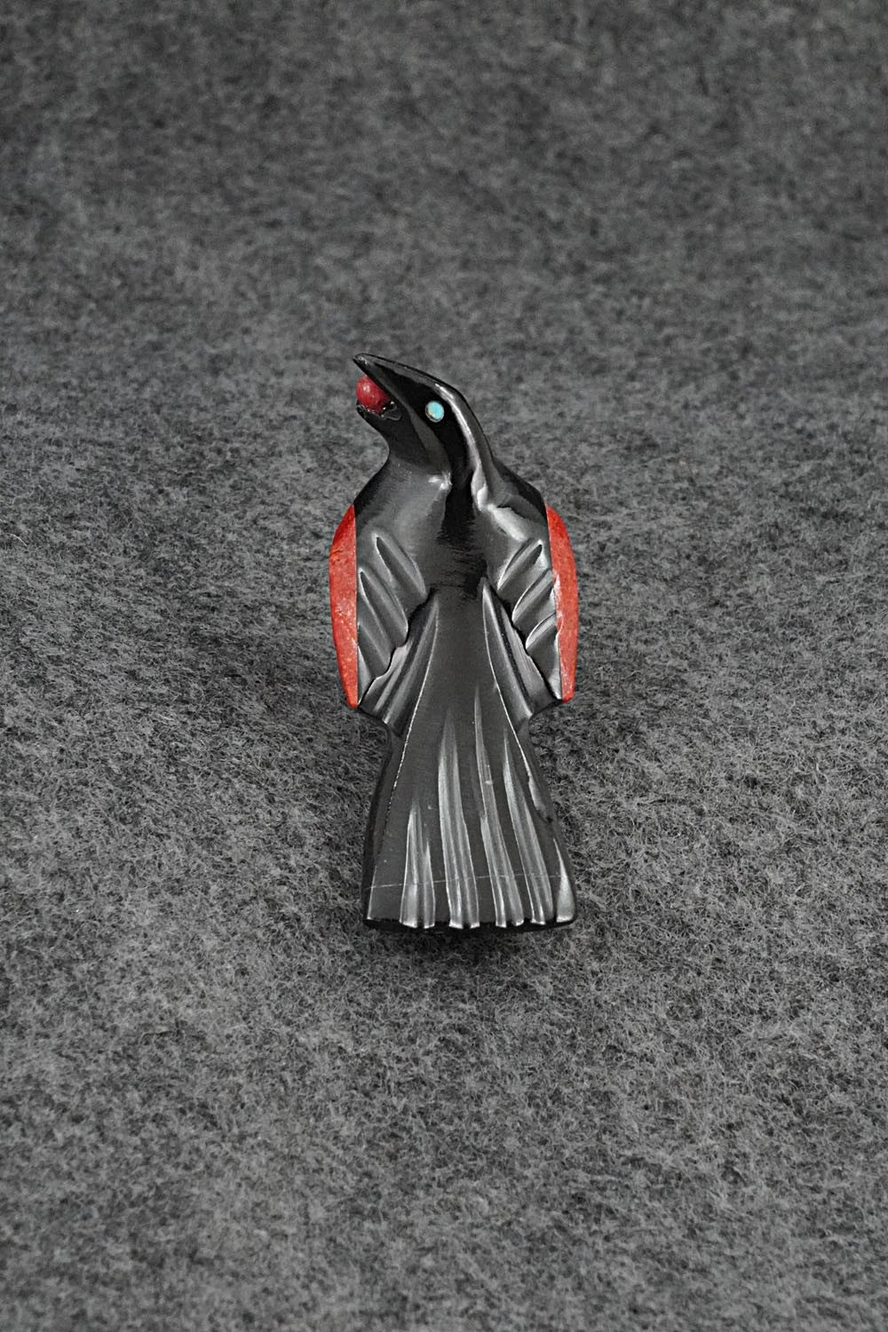 Crow Zuni Fetish Carving - Calvert Bowanie