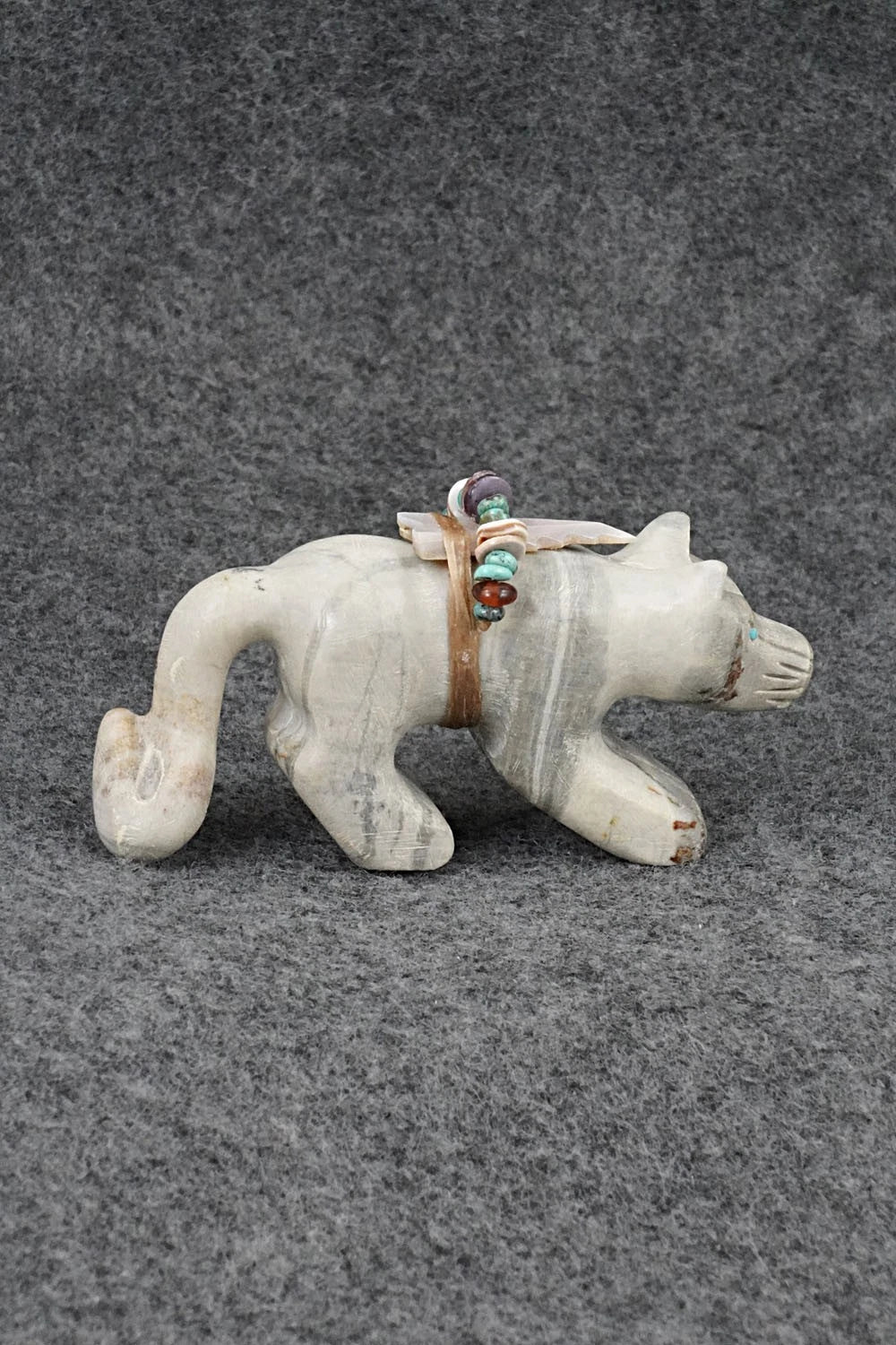 Mountain Lion Zuni Fetish Carving - Douglas Martza