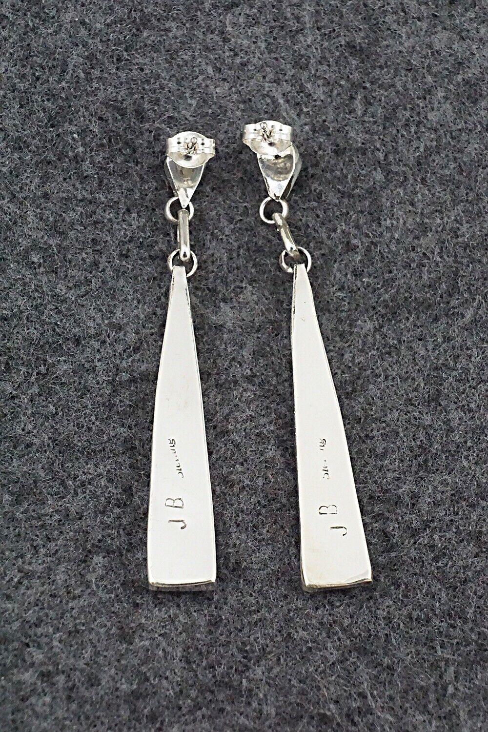 Multi-Stone Inlay & Sterling Silver Earrings - Jason Bobelu