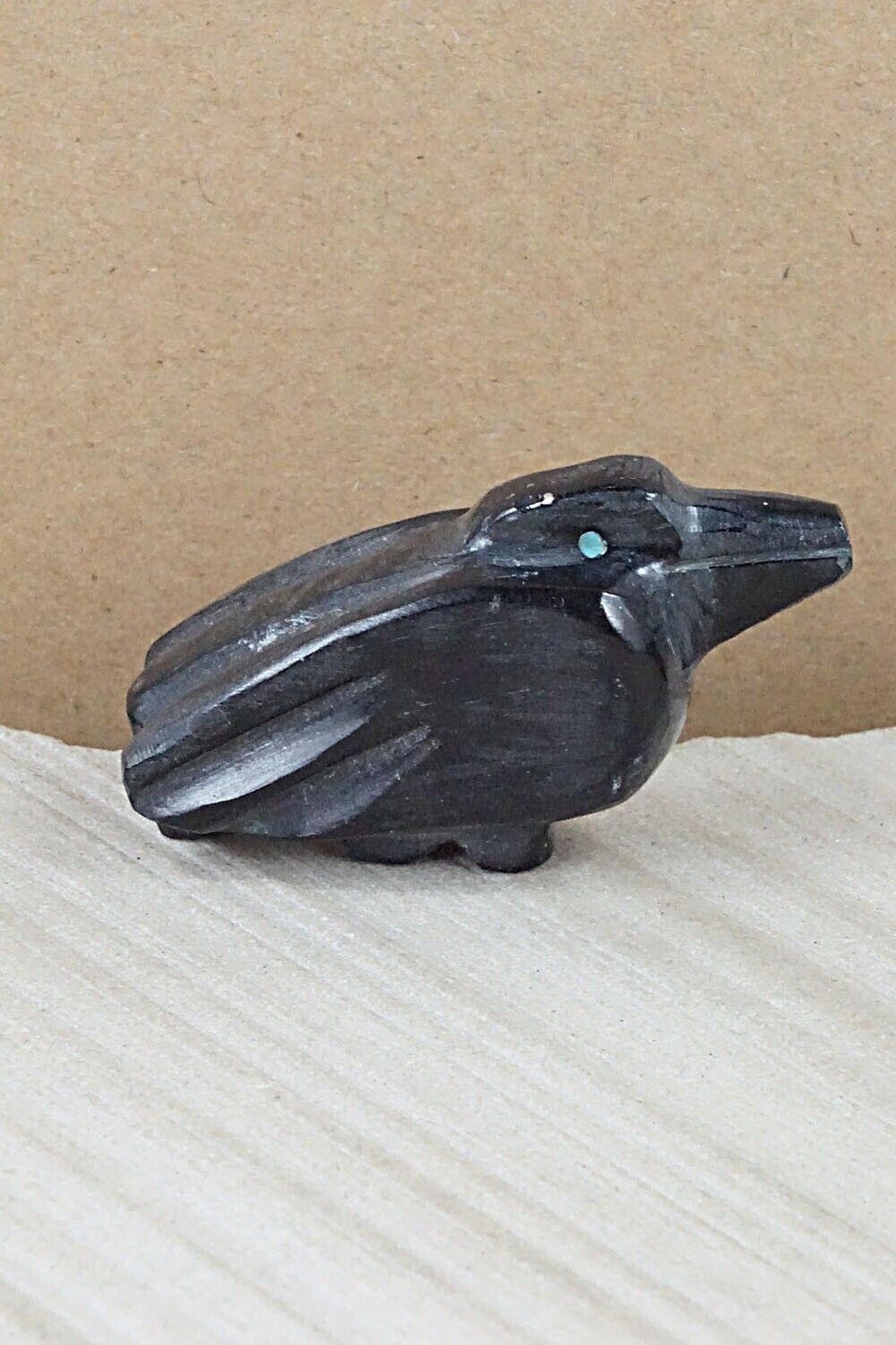 Crow Zuni Fetish Carving - Tim Lementino