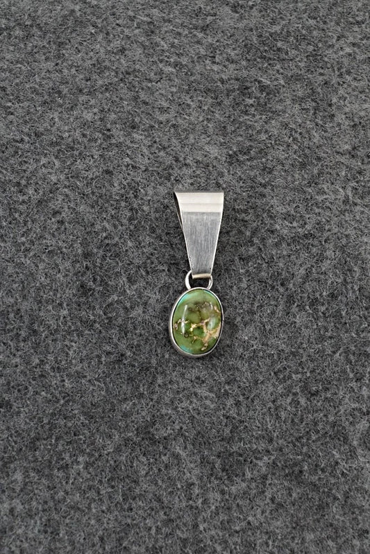 Turquoise & Sterling Silver Pendant - Rosemary Saunders