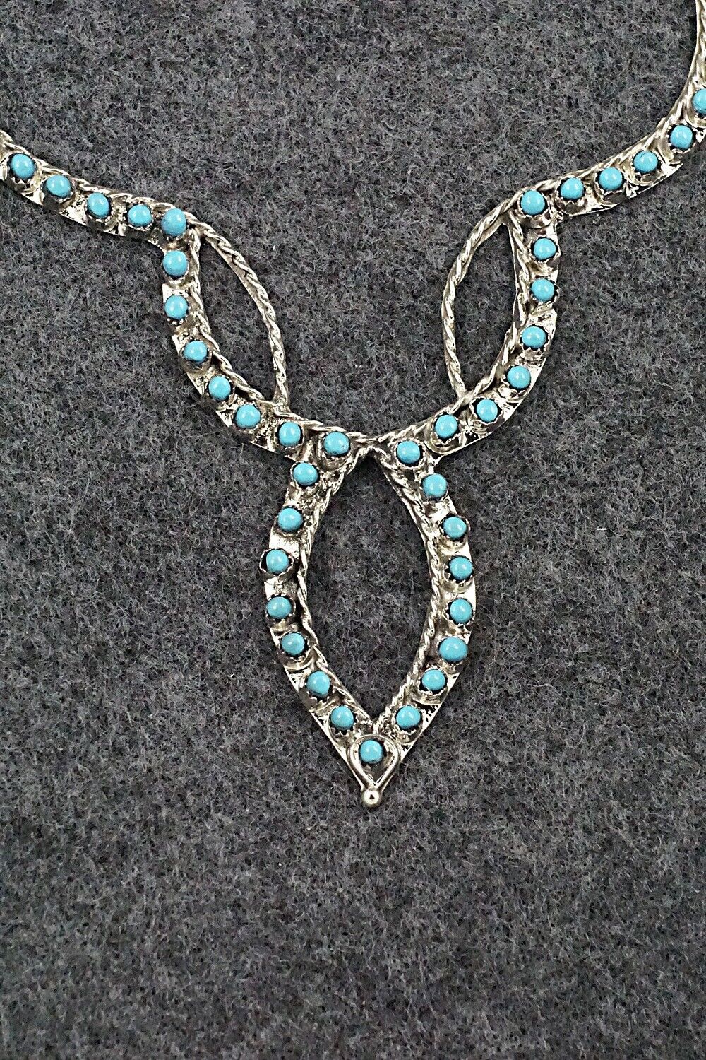 Turquoise & Sterling Silver Necklace Set - Wayne Johnson