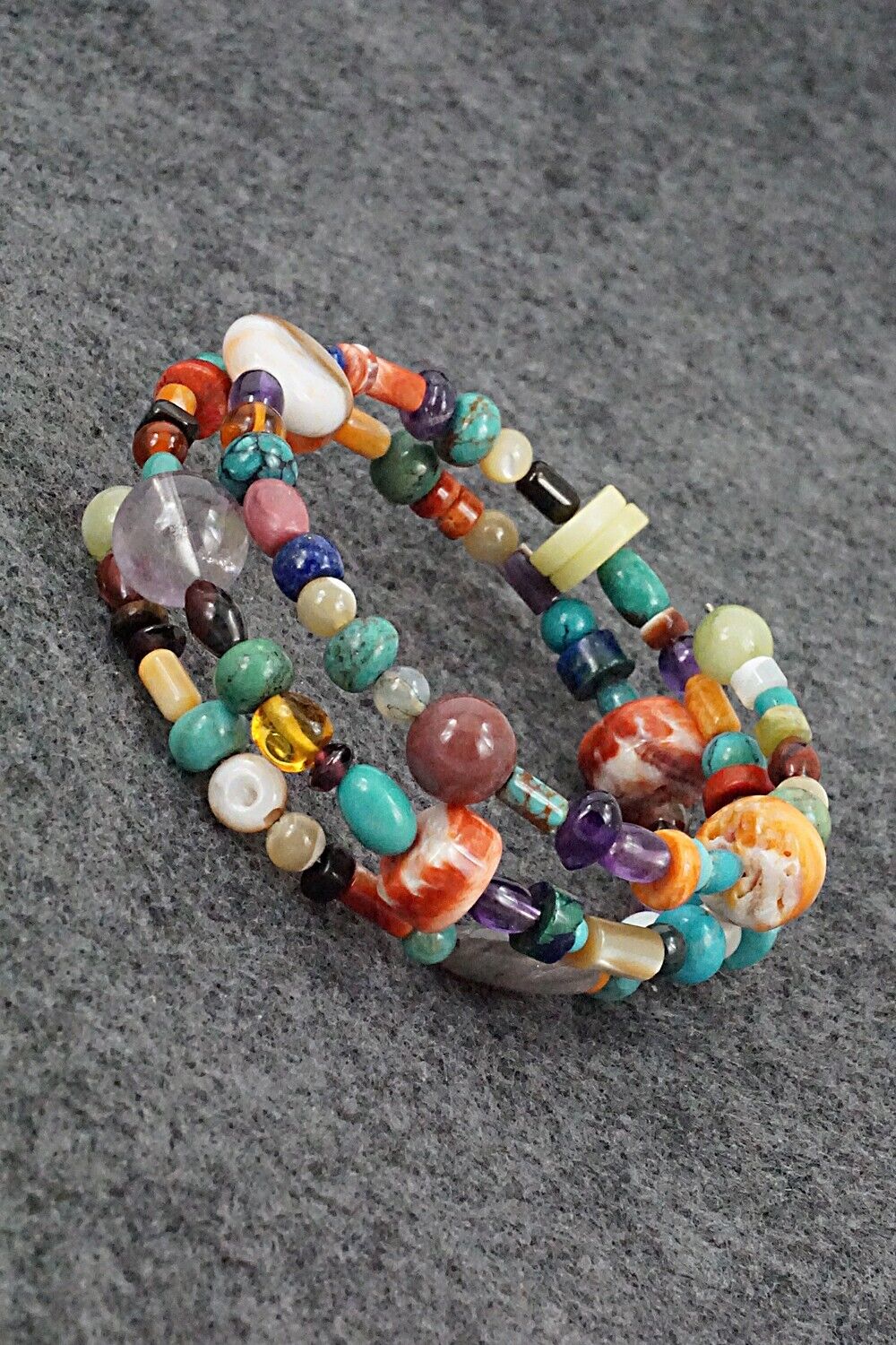 Multi-Stone Beaded Bracelet - Helen Tsosie