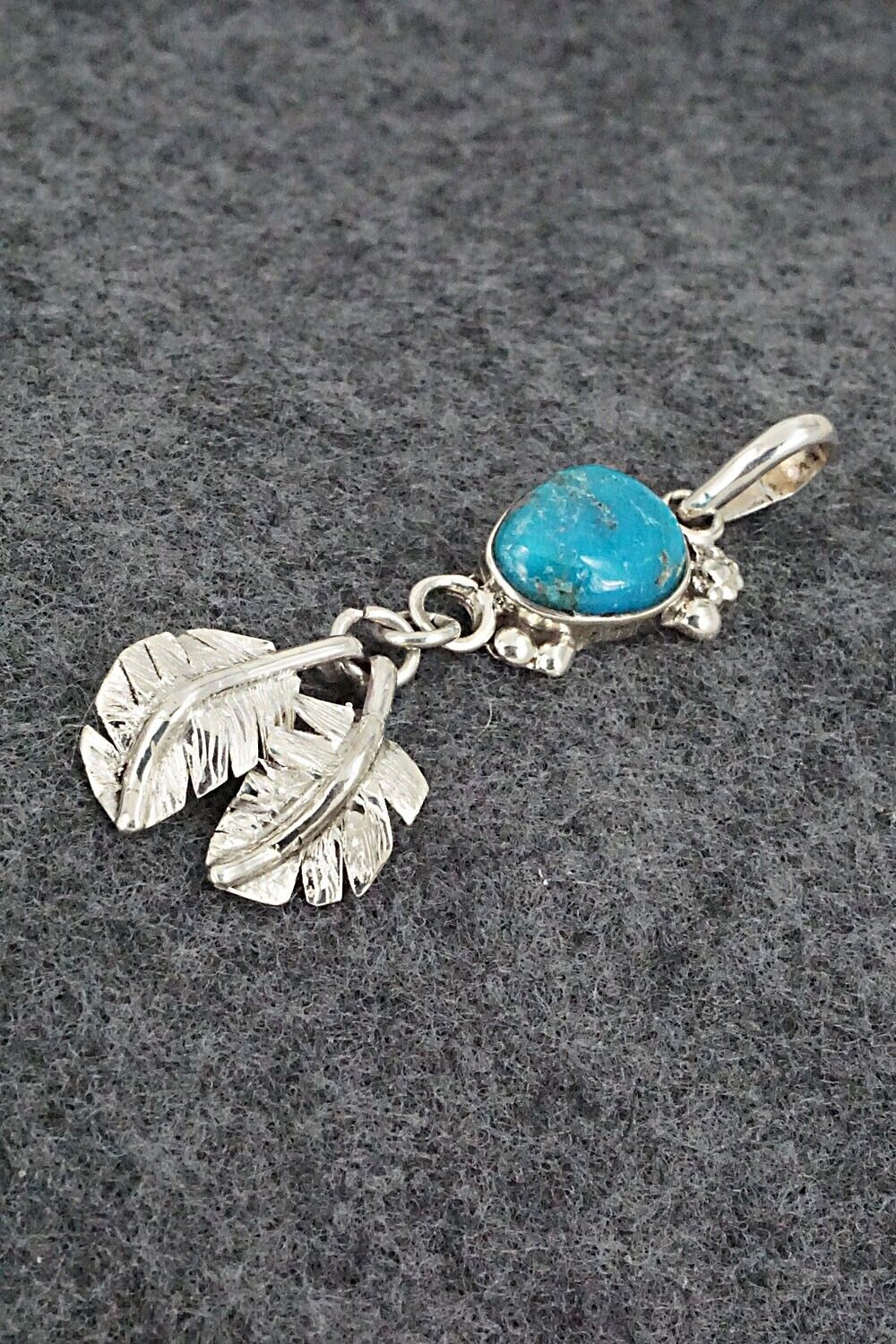 Turquoise & Sterling Silver Pendant - Tammy Deysee