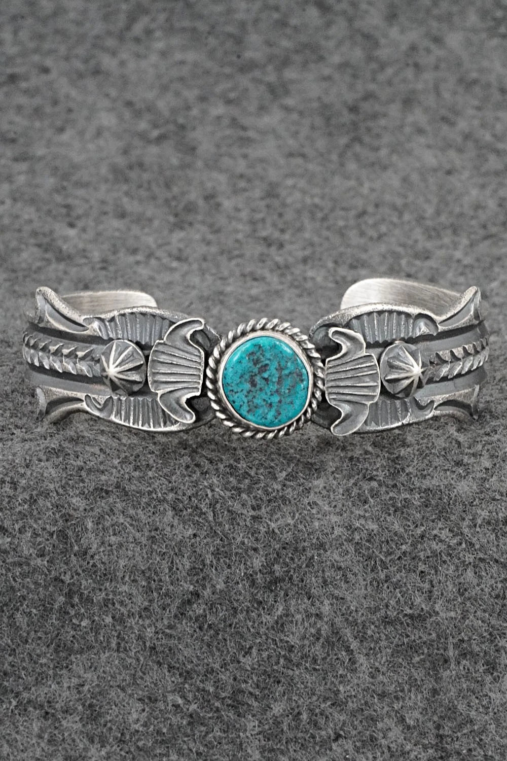 Turquoise & Sterling Silver Bracelet - Kevin Billah