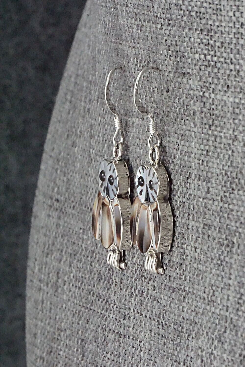 Multi Stone & Sterling Silver Earrings - Reginda Kallestewa