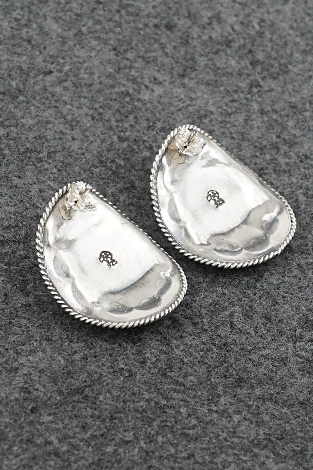 Turquoise & Sterling Silver Earrings - Bobby Platero