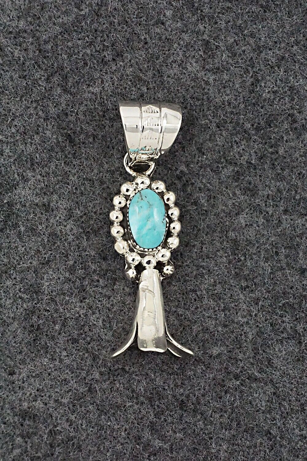 Turquoise & Sterling Silver Pendant - Patsy Lee