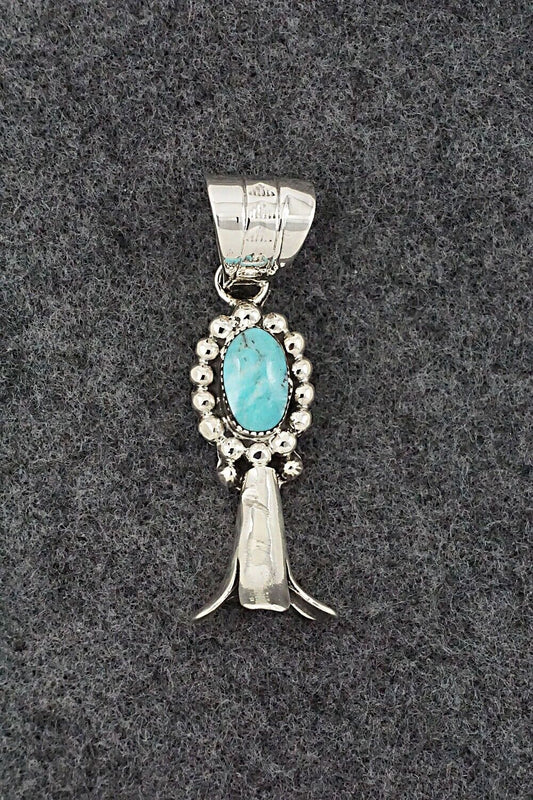 Turquoise & Sterling Silver Pendant - Patsy Lee