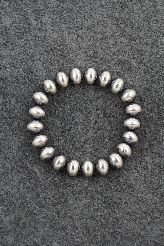Sterling Silver Navajo Pearl Bracelet - Bryannen Halwood