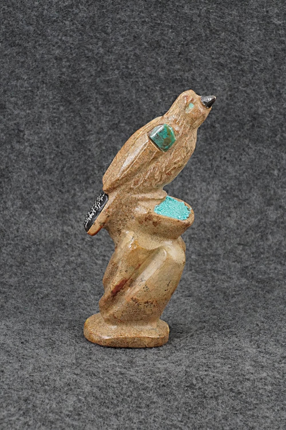 Bird Zuni Fetish Carving - Freddie Leekya
