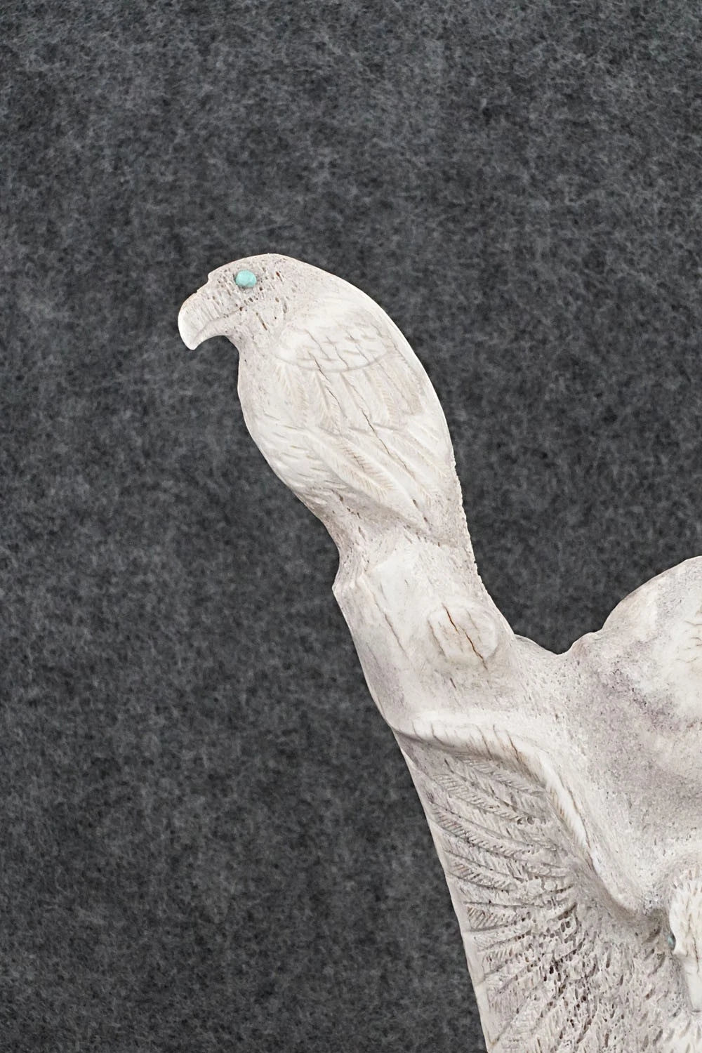 Eagle Zuni Fetish Carving - Terrance Panteah