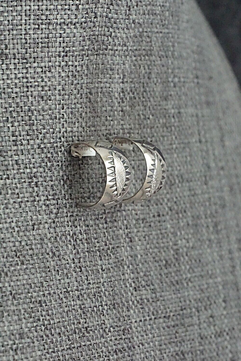 Sterling Silver Hoop Earrings - Nora Ashley