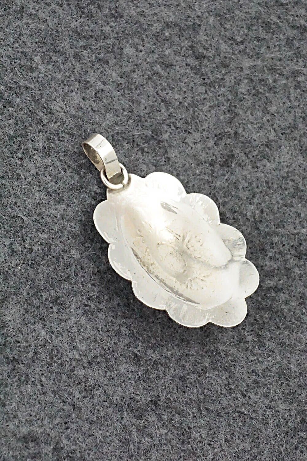 Turquoise & Sterling Silver Pendant - Bertha Begay