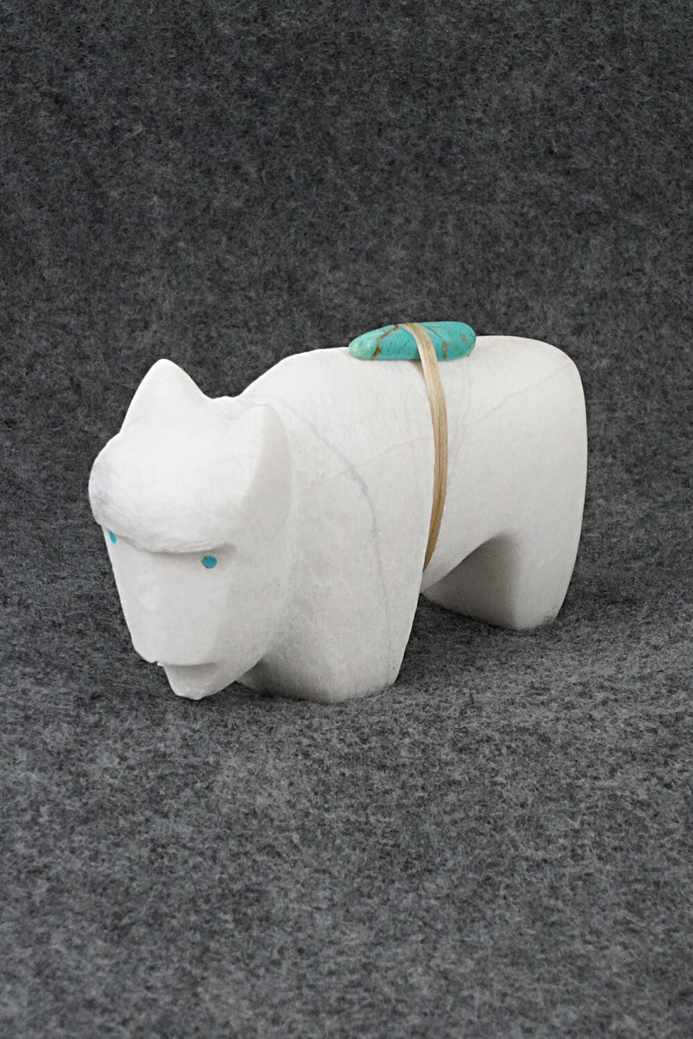 Buffalo Zuni Fetish Carving - Herbert Halate