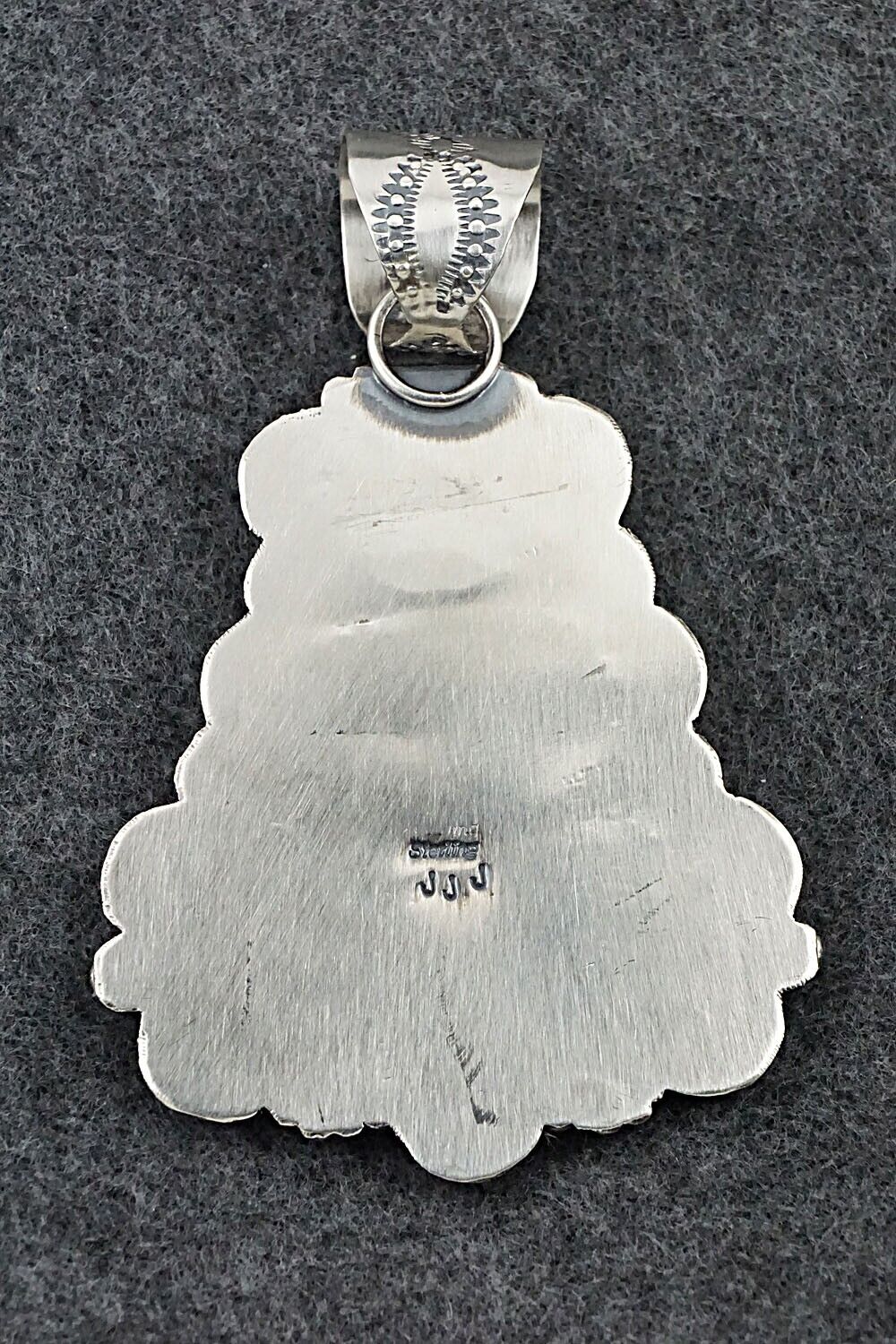 Turquoise and Sterling Silver Pendant - Jeff James
