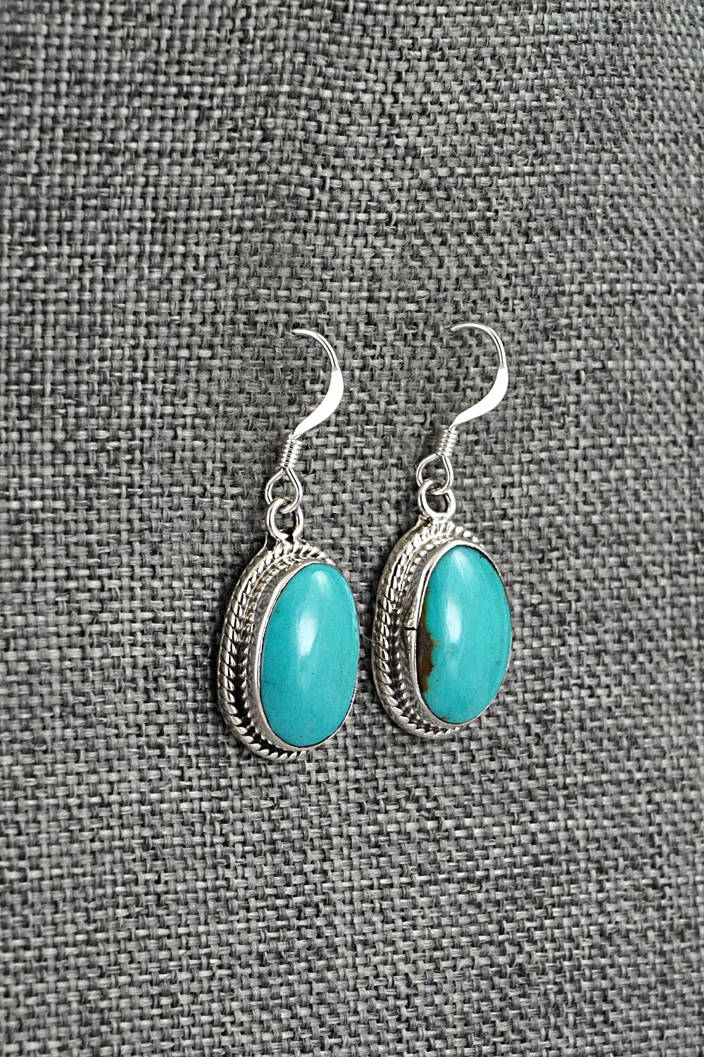 Turquoise & Sterling Silver Earrings - Sharon McCarthy