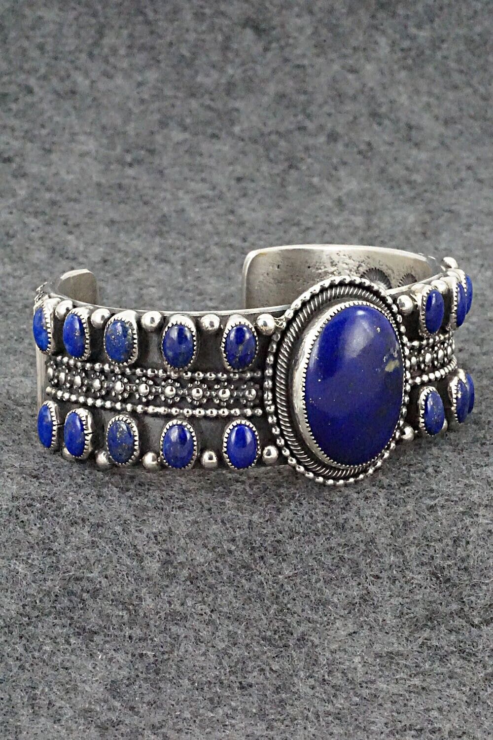 Lapis & Sterling Silver Bracelet - Myron Etsitty