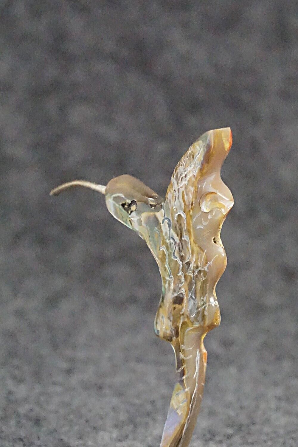 Hummingbird Zuni Fetish Carving - Russell Shack