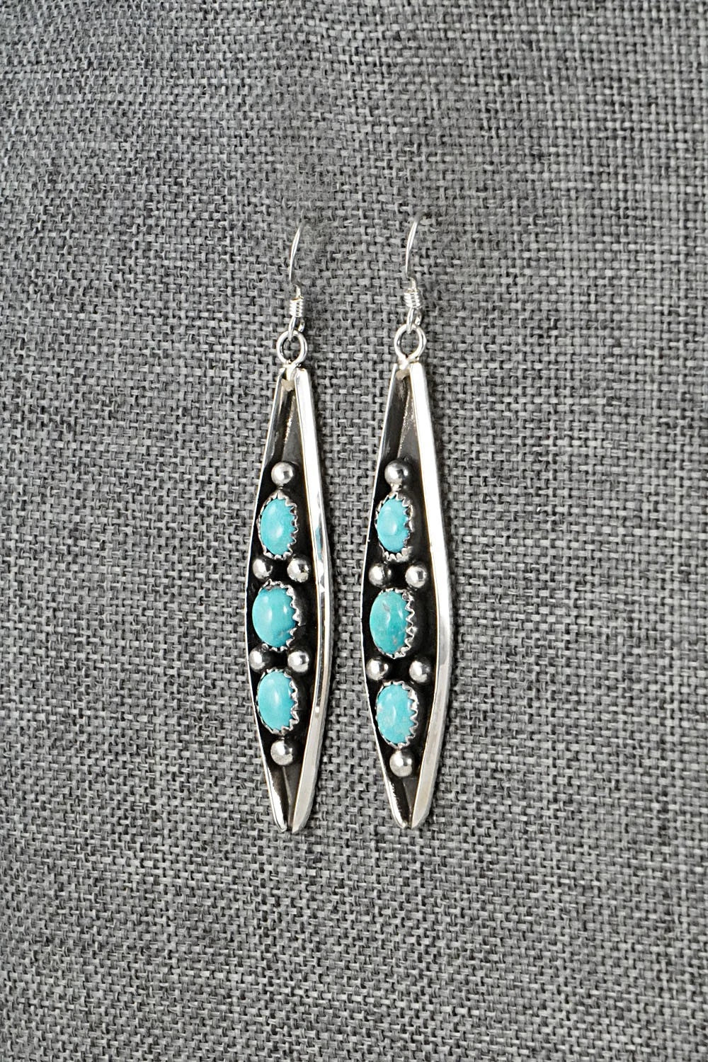 Turquoise & Sterling Silver Earrings - Paul Largo