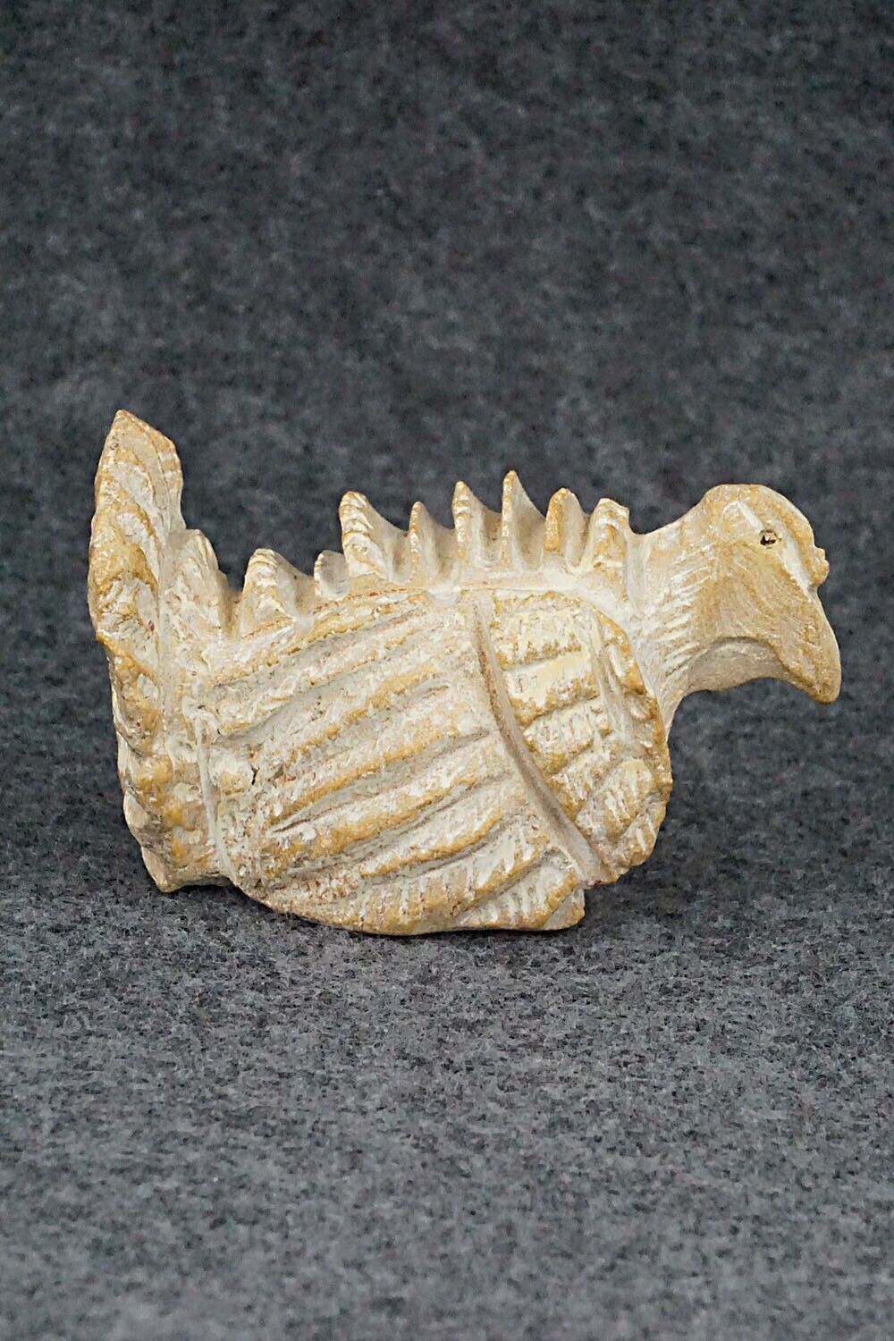 Turkey Zuni Fetish Carving - Jerrold Lahaleon