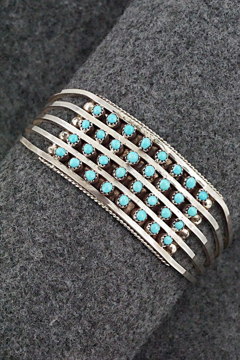 Turquoise & Sterling Silver Bracelet - Susie Livingston