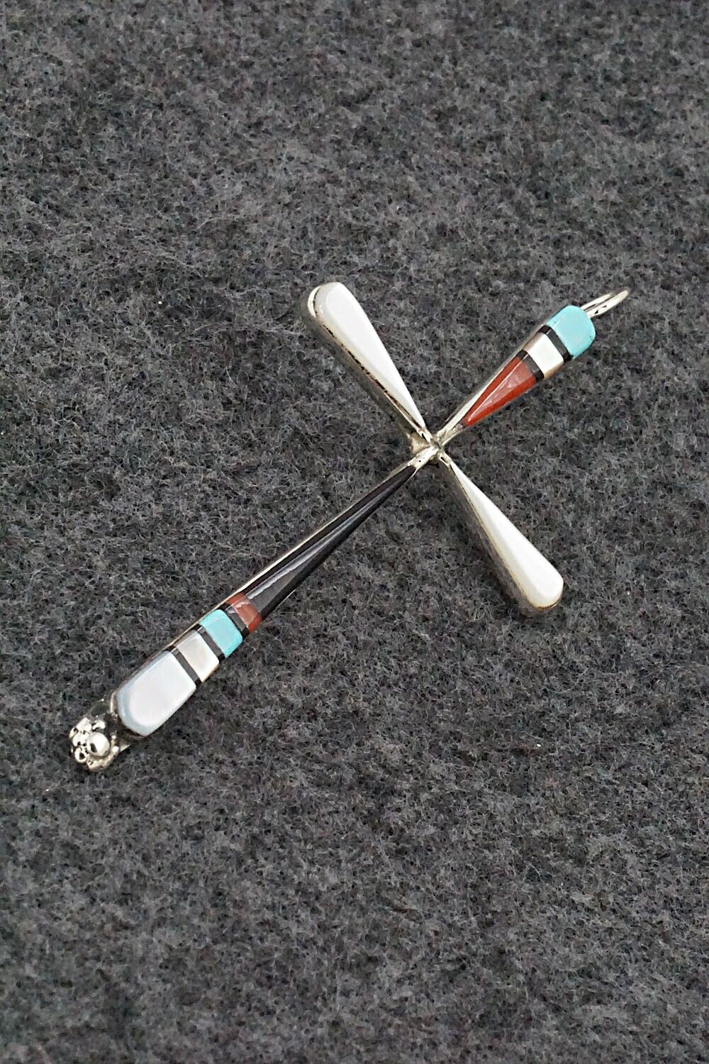 Multi-Stone & Sterling Silver Pendant - Sylvester Noche