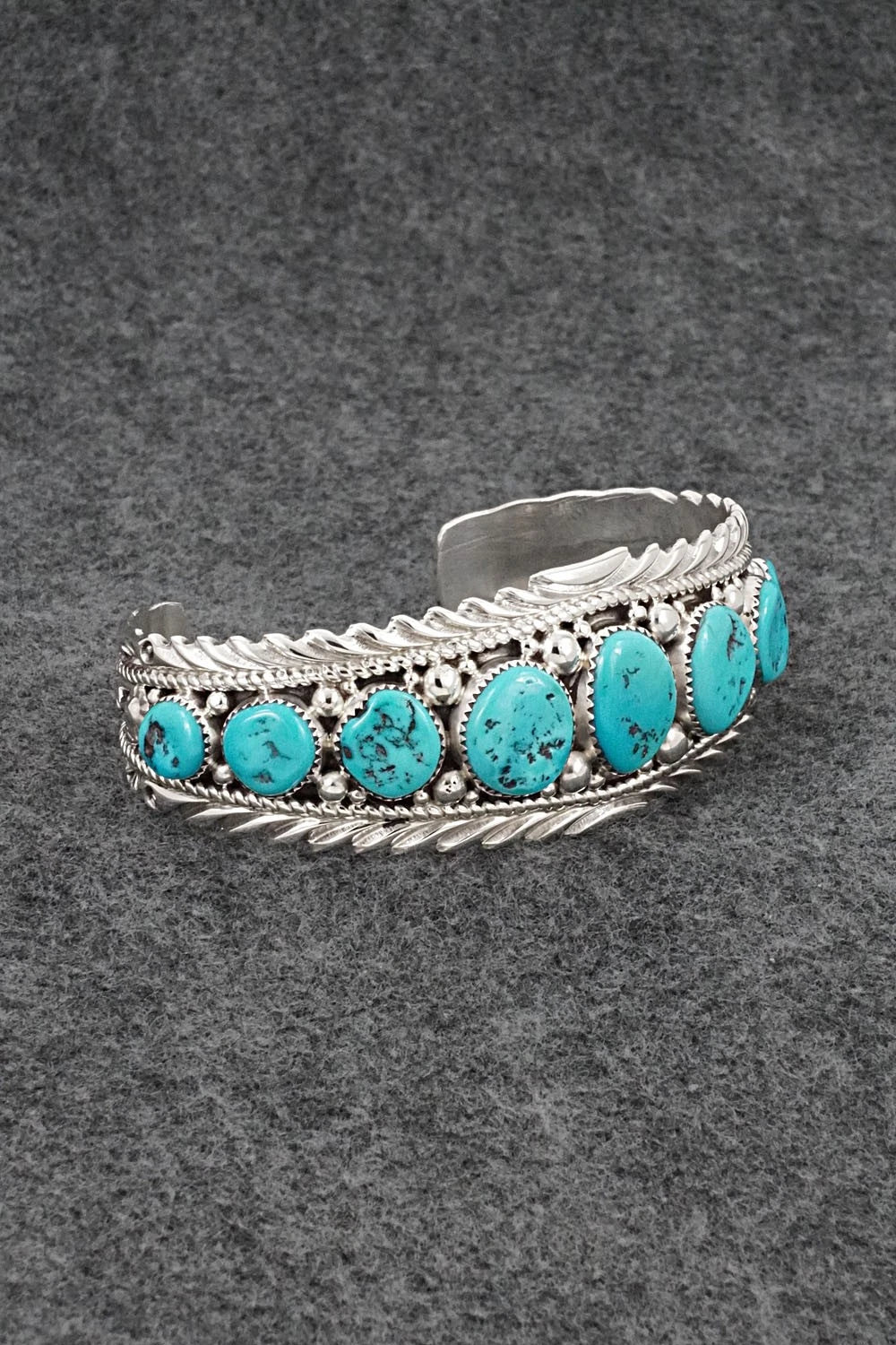 Turquoise & Sterling Silver Bracelet - Anthony Brown