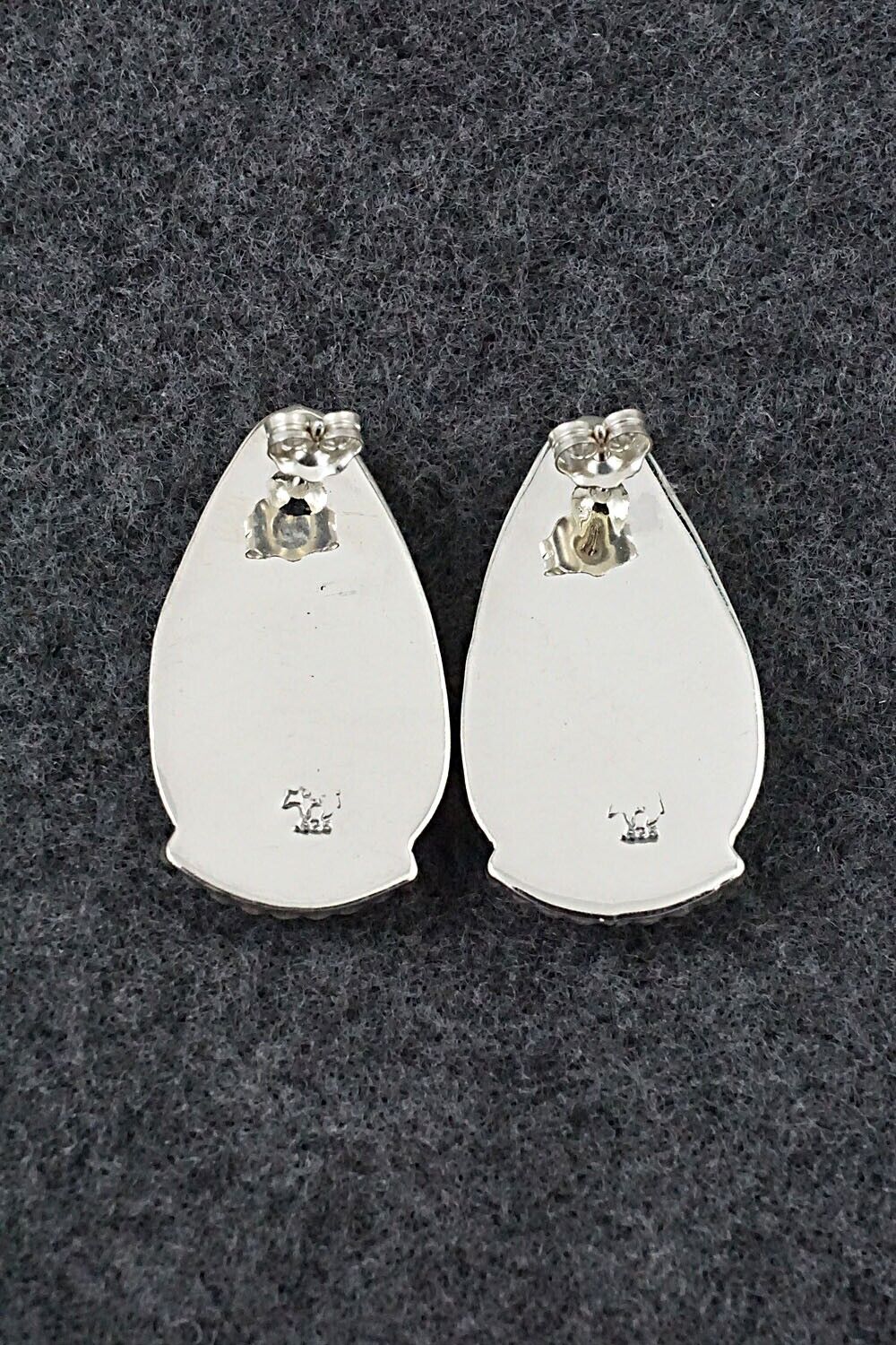 Turquoise & Sterling Silver Earrings - Verley Betone