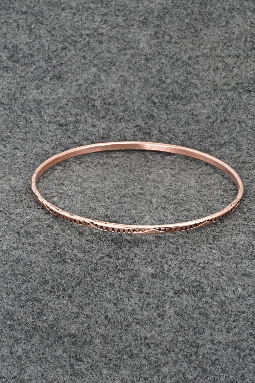 Copper Bangle Bracelet - Elaine Tahe
