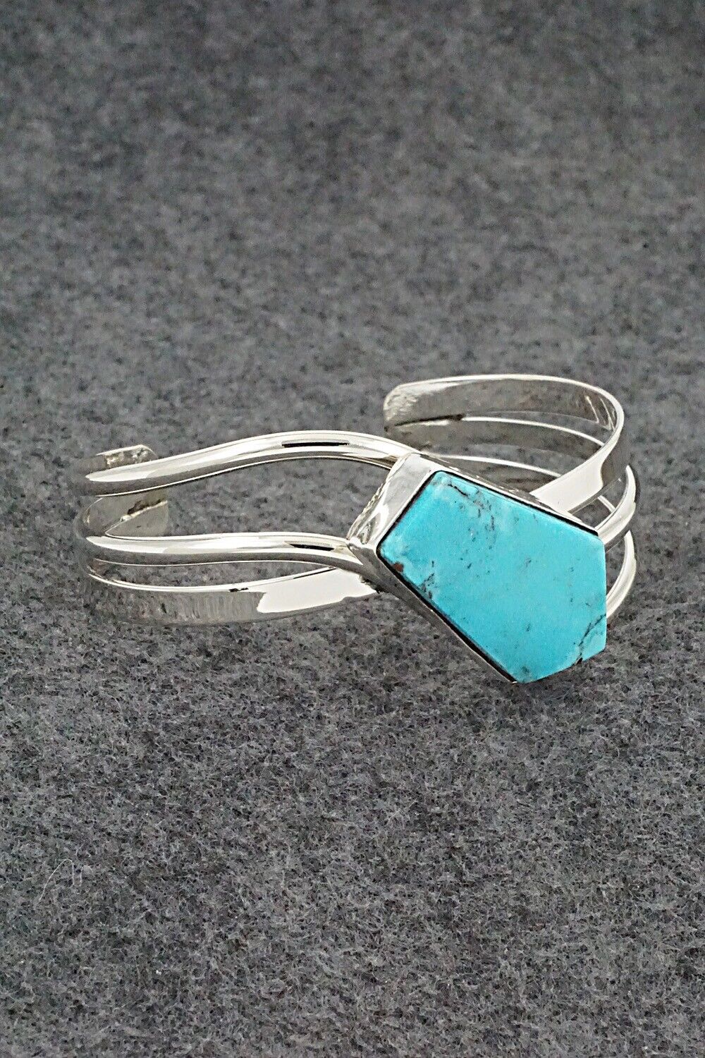 Turquoise & Sterling Silver Bracelet - Charlene Yazzie