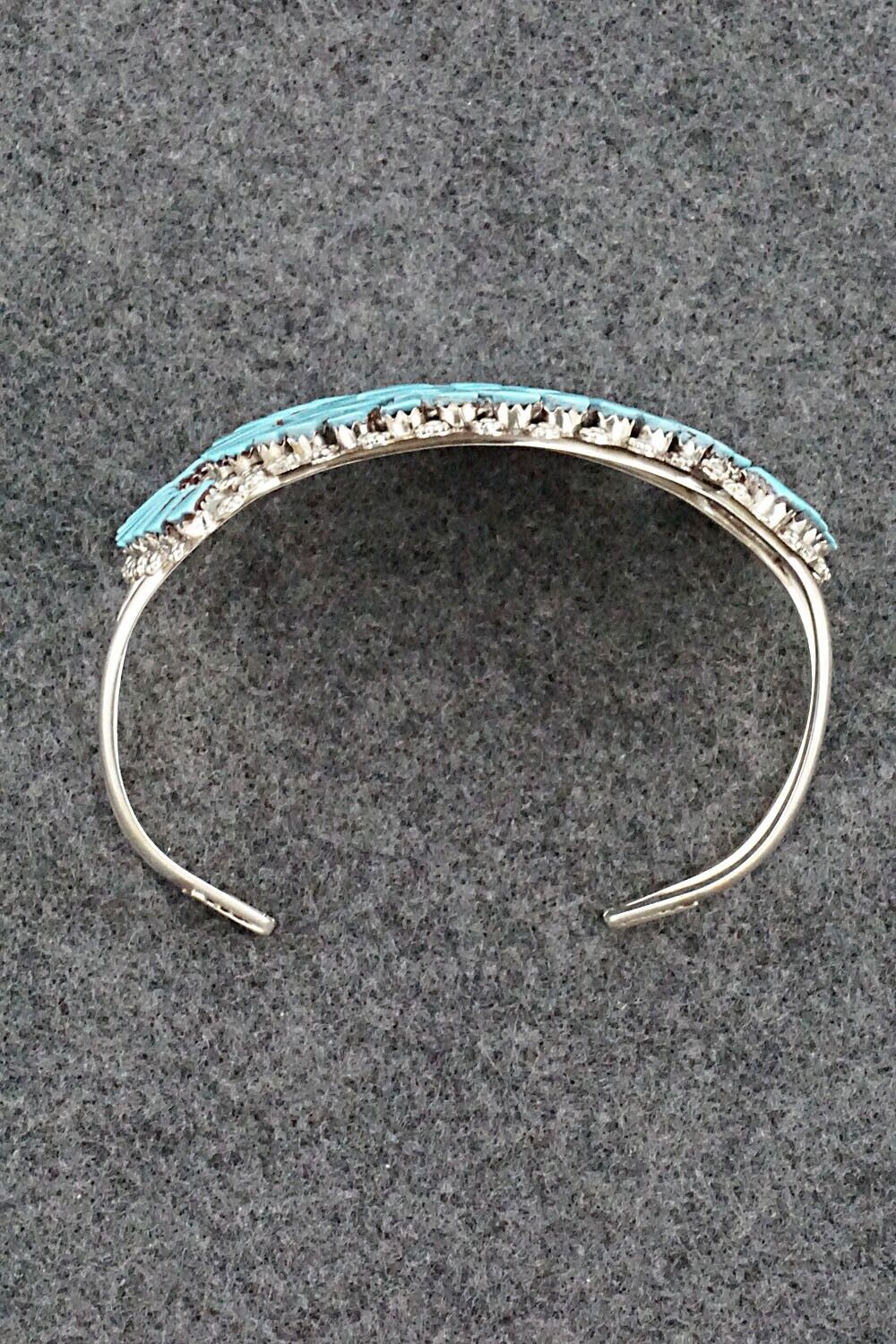 Turquoise & Sterling Silver Bracelet - Merlinda Chavez