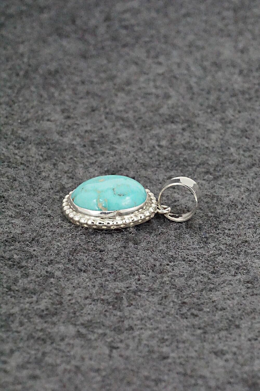Turquoise & Sterling Silver Pendant - Byron Begay