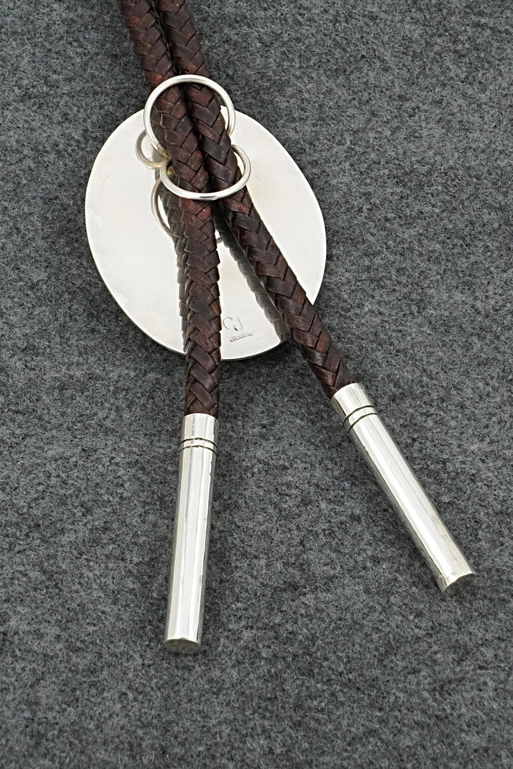 Turquoise & Sterling Silver Bolo Tie and Buckle - Charlie John