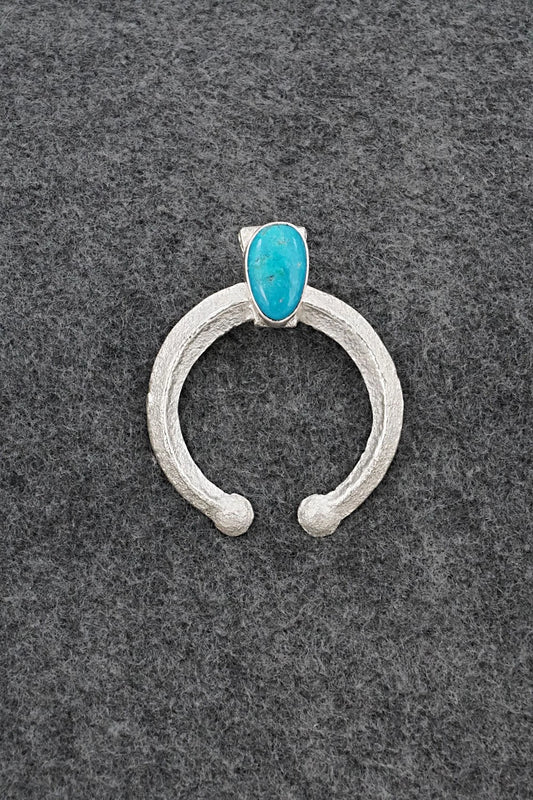 Turquoise & Sterling Silver Pendant - Cody Noble