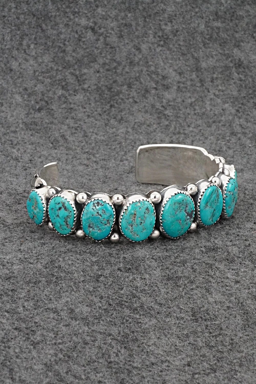 Turquoise & Sterling Silver Bracelet - Wilbert Muskett Sr.