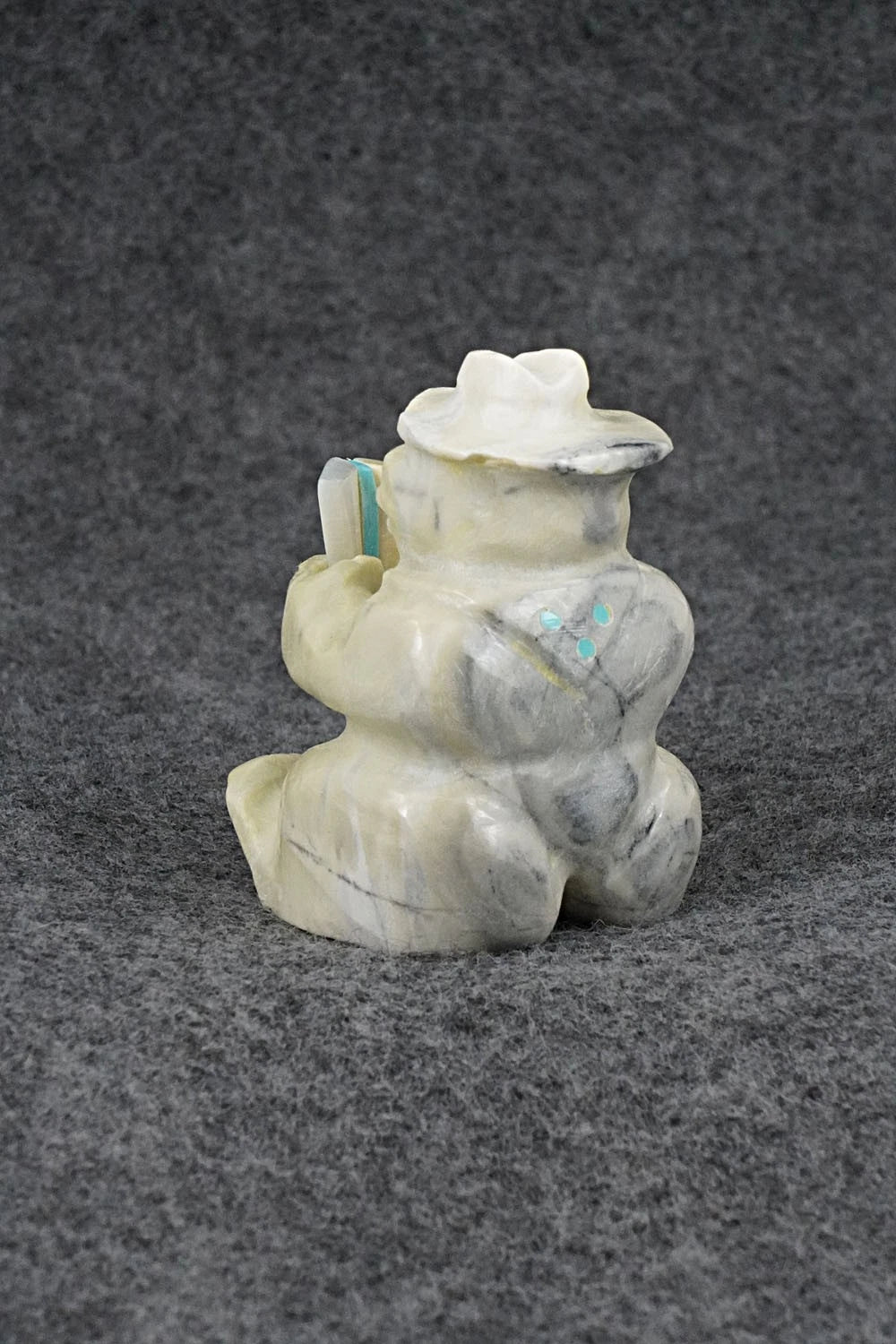 Frog Zuni Fetish Carving - Freddie Leekya