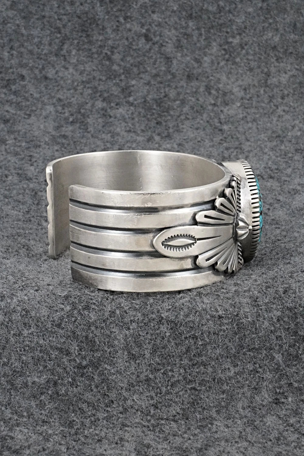 Turquoise & Sterling Silver Bracelet - Mark Yazzie