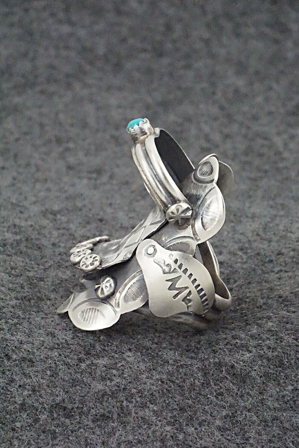 Turquoise & Sterling Silver Ring - Tim Yazzie - Size 10