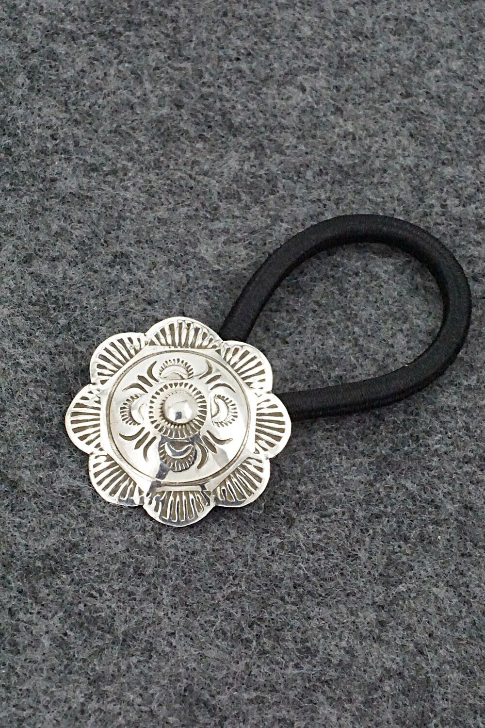 Sterling Silver Hair Tie - Bertha Begay