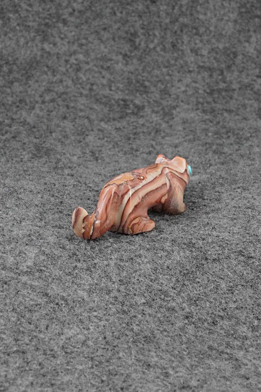 Mountain Lion Zuni Fetish Carving - Ronnie Lunasee