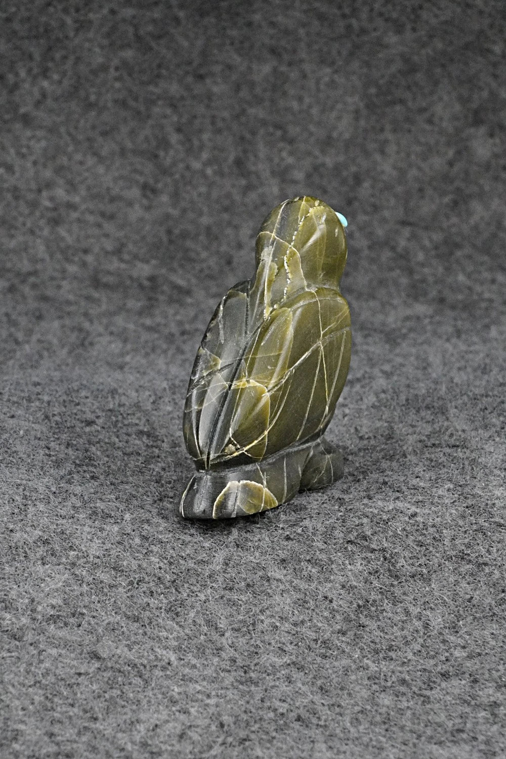 Owl Zuni Fetish Carving - Cody Chavez
