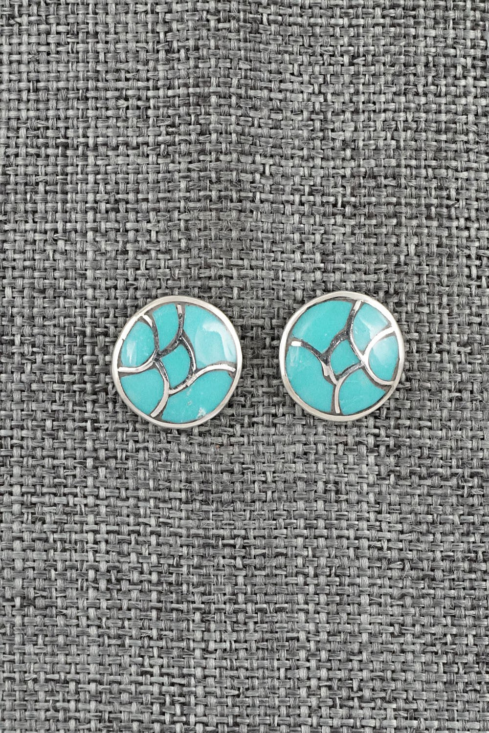 Turquoise & Sterling Silver Earrings - Orena Leekya