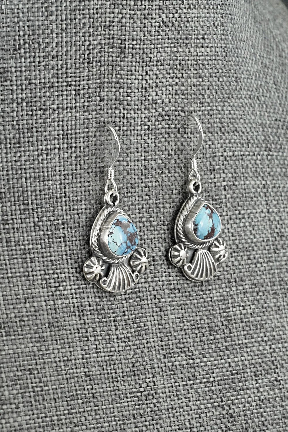 Turquoise & Sterling Silver Earrings - Verley Betone