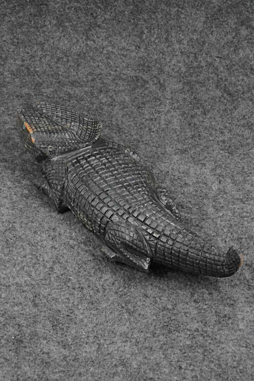 Horned Toad Zuni Fetish Carving - Tony Mackel