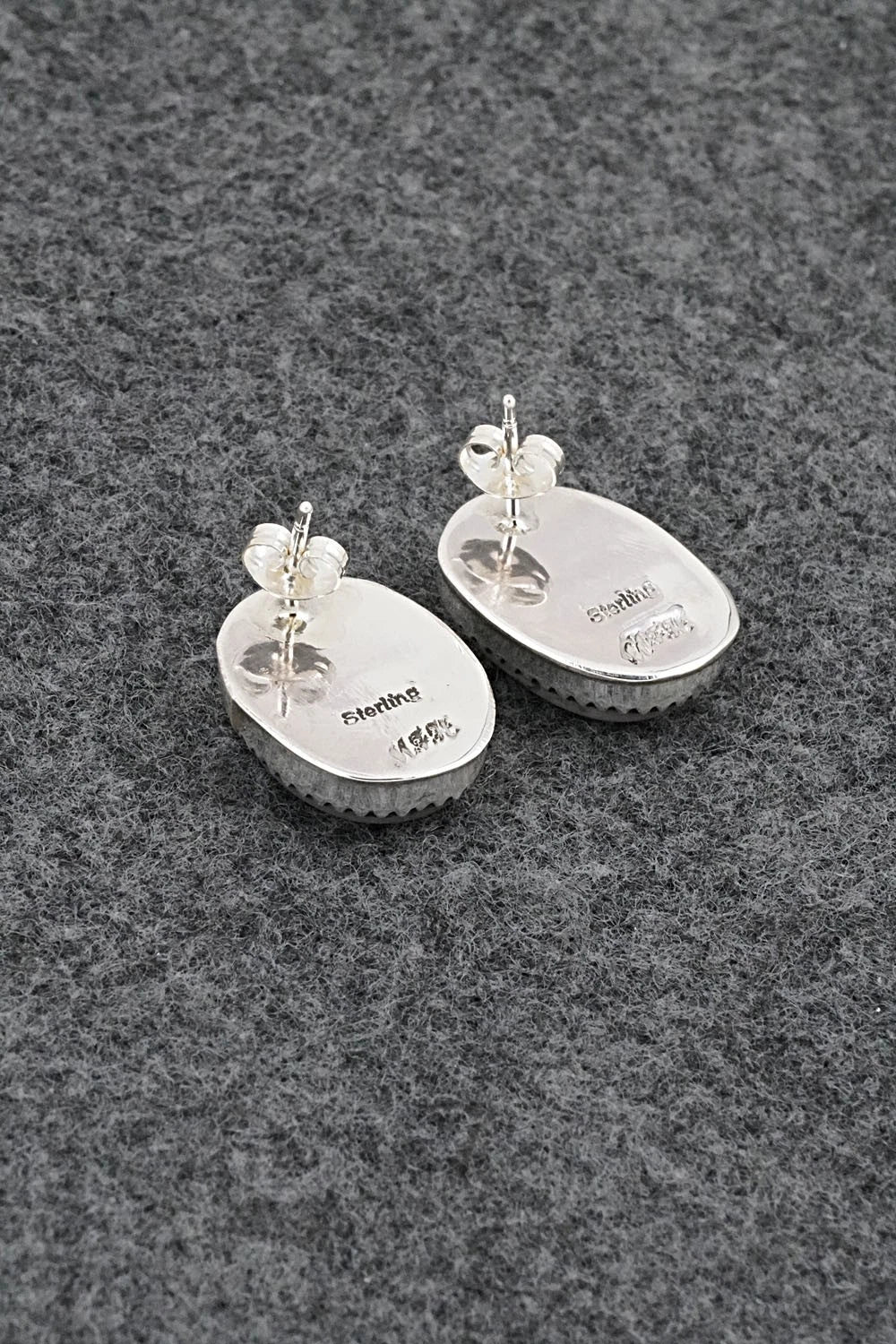 Morado & Sterling Silver Earrings - Murray Hannaweeka