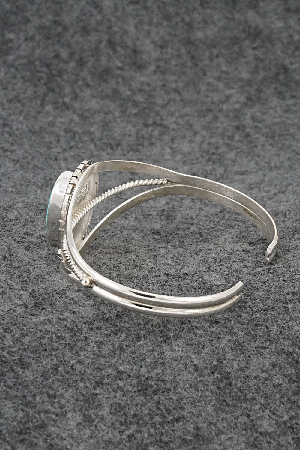 Turquoise & Sterling Silver Bracelet - Peggy Skeets