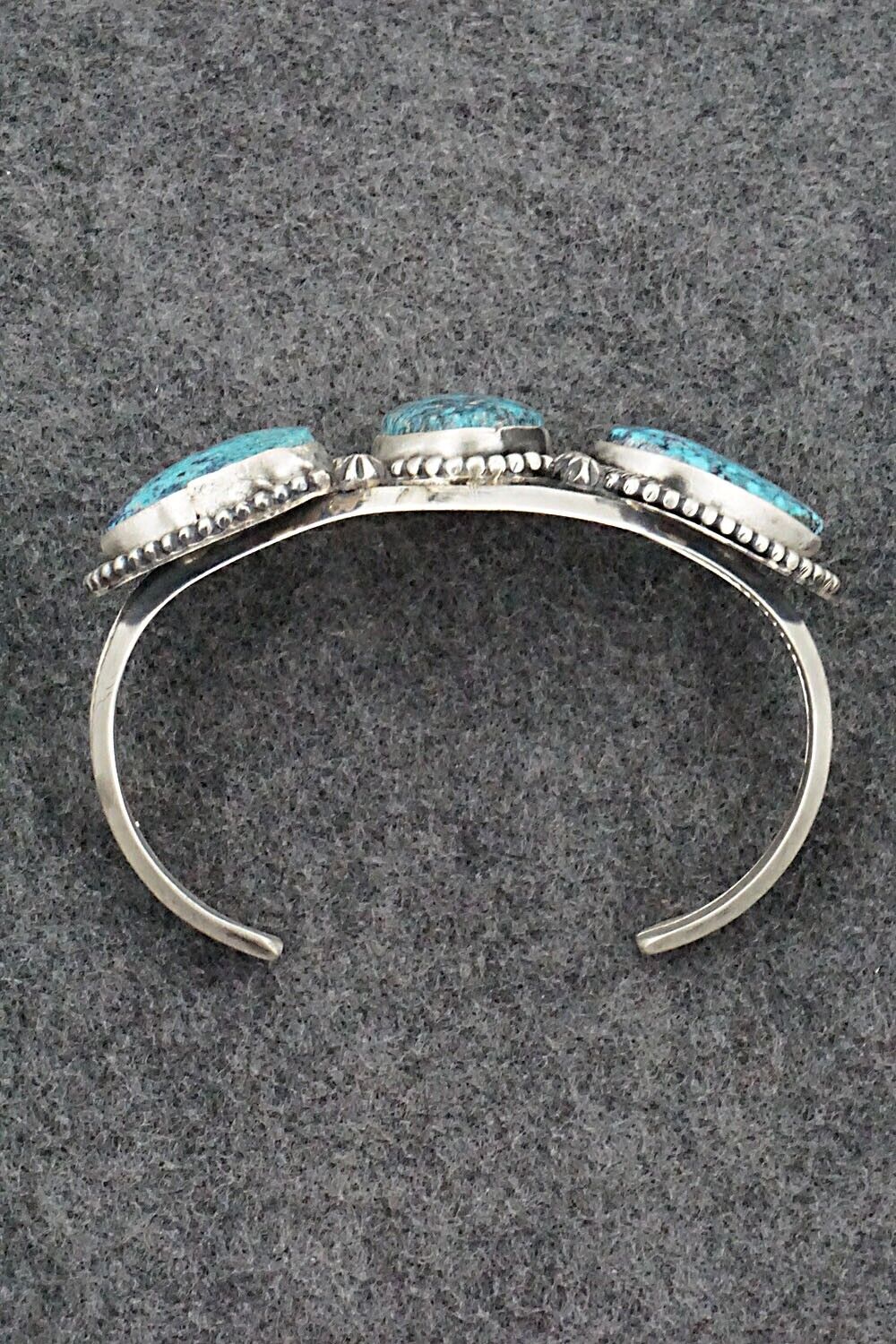 Turquoise & Sterling Silver Bracelet - Bobby Johnson